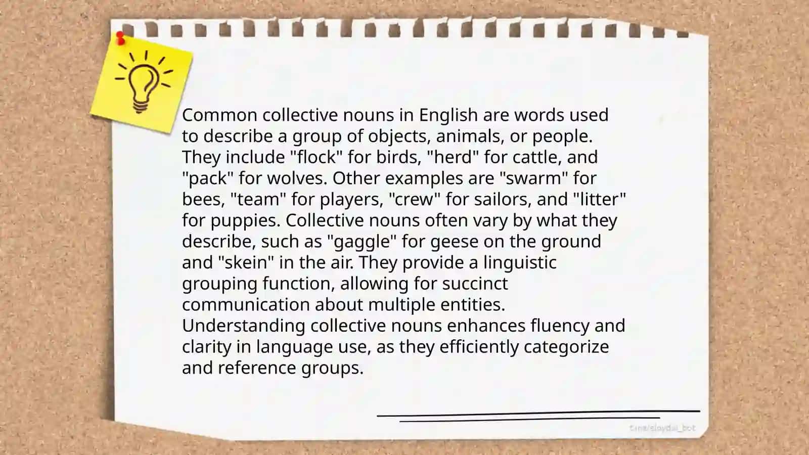 Collective nouns 4