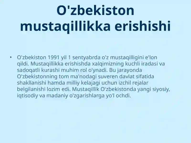 O'zbekistonning eng yangi tarixi 4