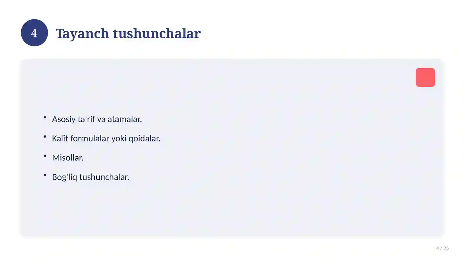 Tarbiya fanidan 9-sinf uchun ochiq dars ishlanmasi 4