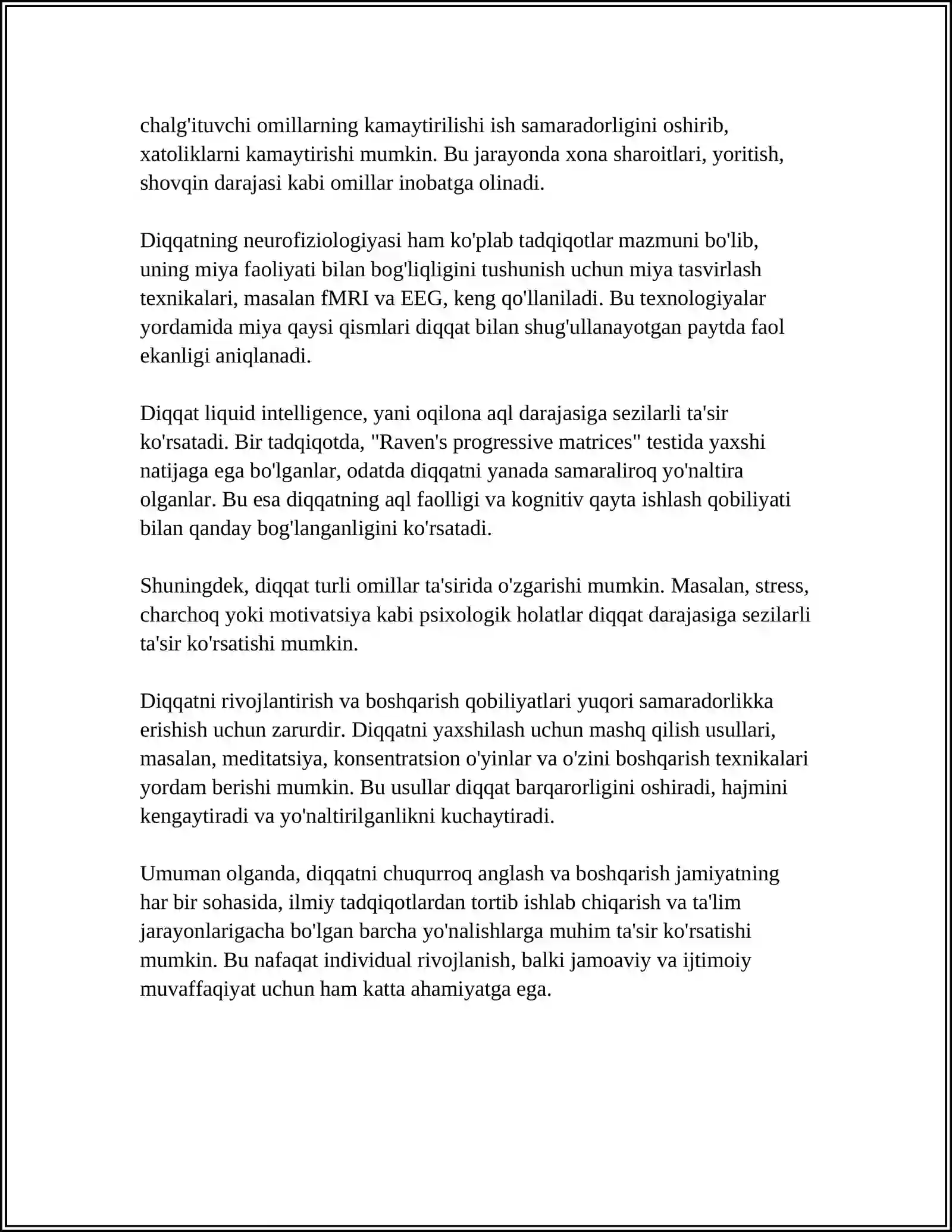 DIQQAT HAQIDA TUSHUNCHA VA UNING NERV-FIZIOLOGIK ASOSLARI 4