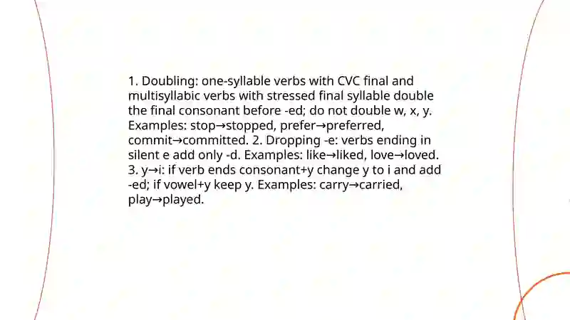 Past Simple 4