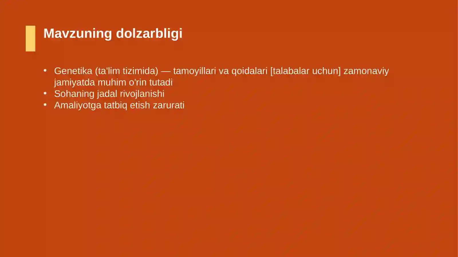 Genetika (ta'lim tizimida) — tamoyillari va qoidalari [talabalar uchun] 4