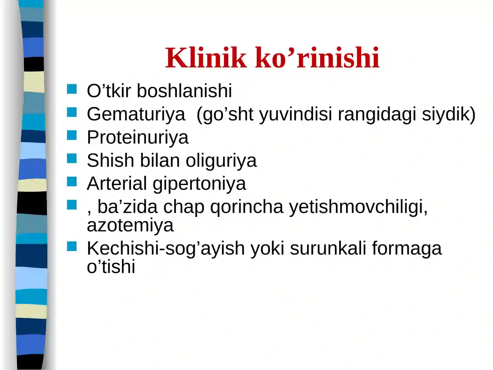 O’tkir va surunkali glomerulonefrit 4