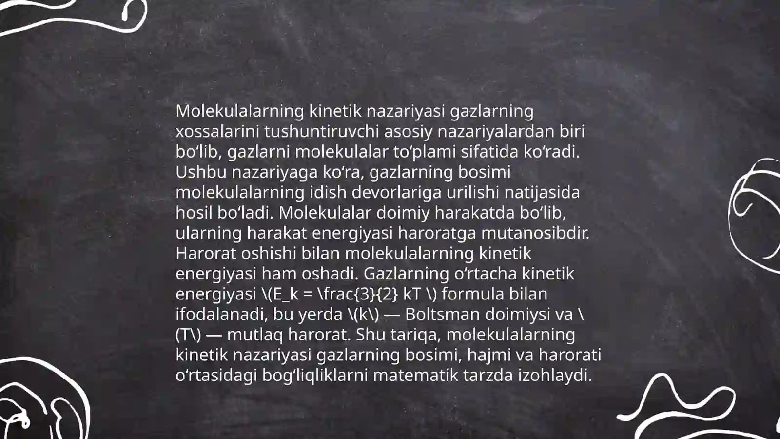 Ideal gaz modeli 4