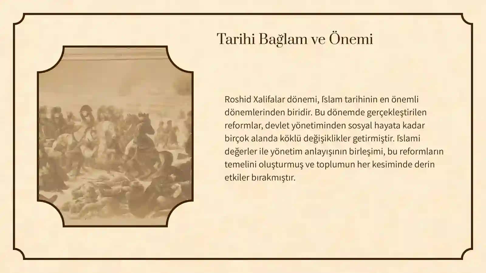 Roshid Xalifalar Döneminde İslahatların Önemi 4