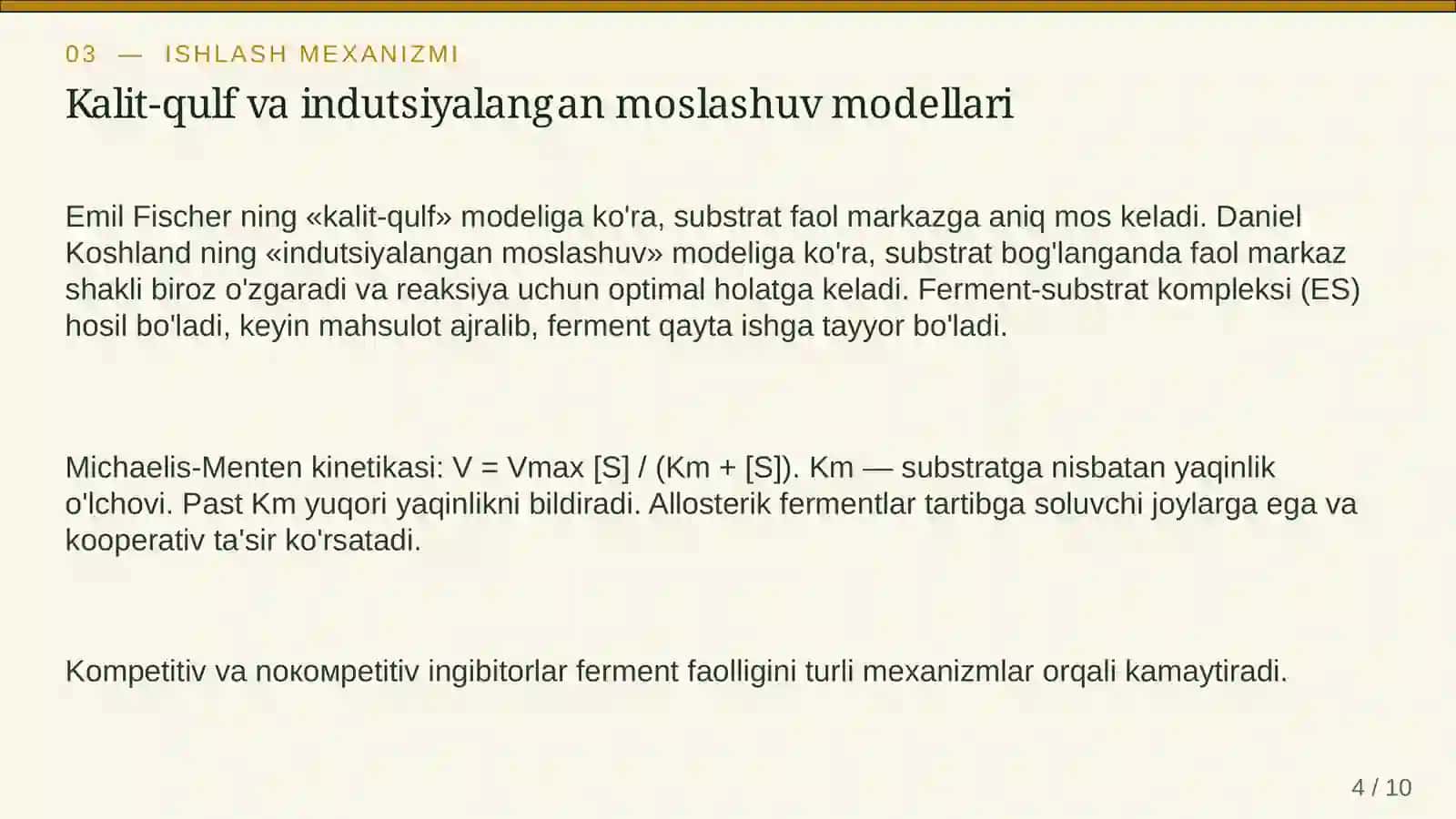 Fermentlar va ularning organizmdagi roli 4