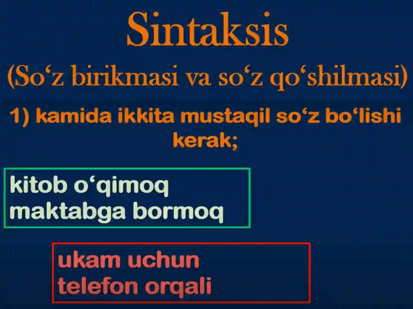 So‘z  birikmasi sintaksisi 4