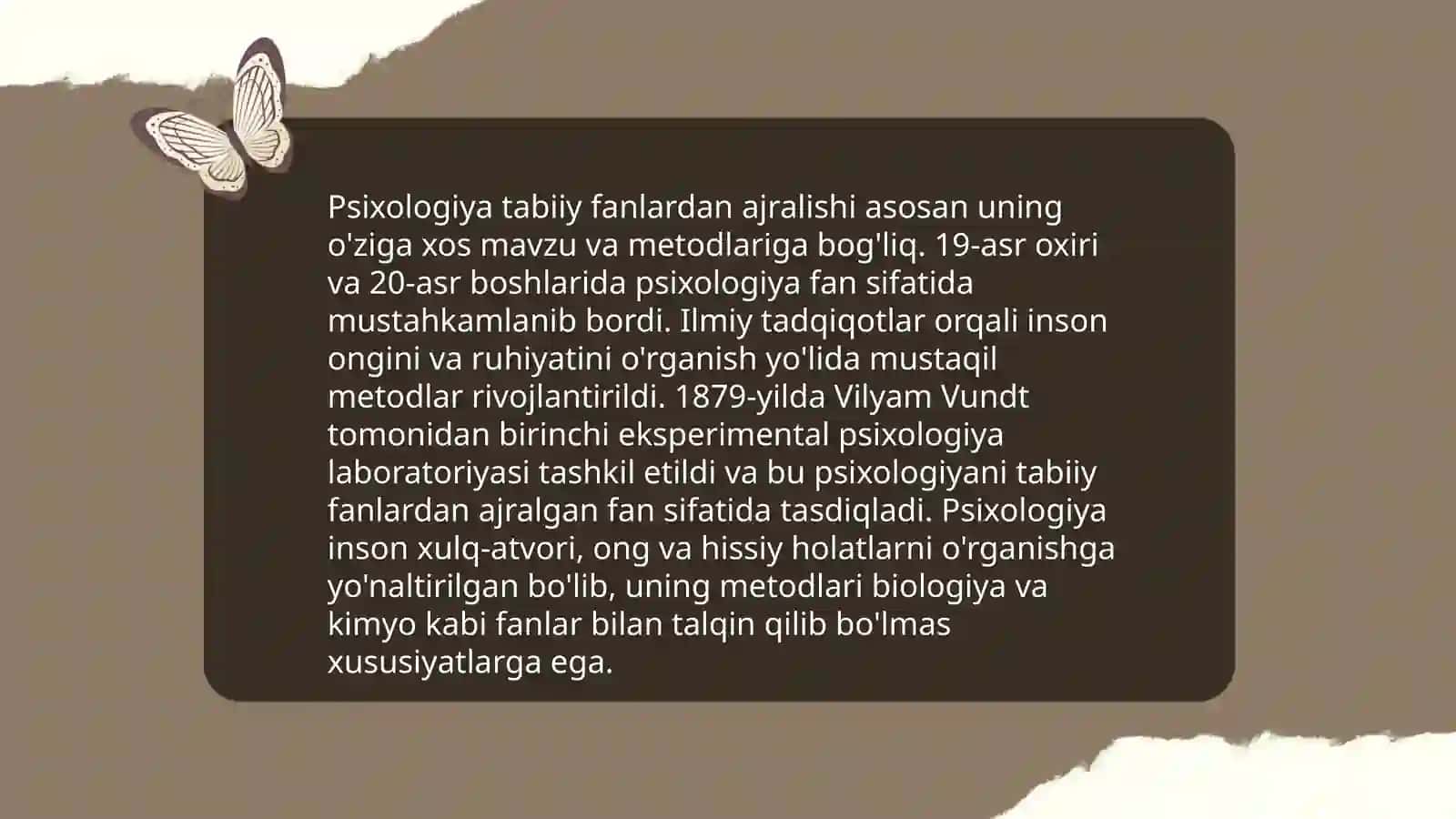 Psixologiyaning mustaqil fan sifatida shakllanishi 4