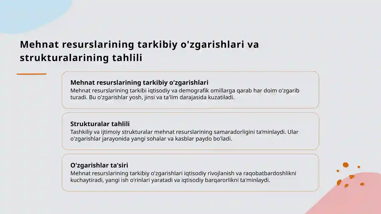 Mehnat resurslari tarkibi va ularning dinamikasini tahlili 4