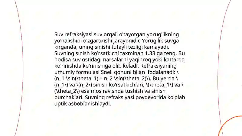 Moddalar refraksiyasi 4