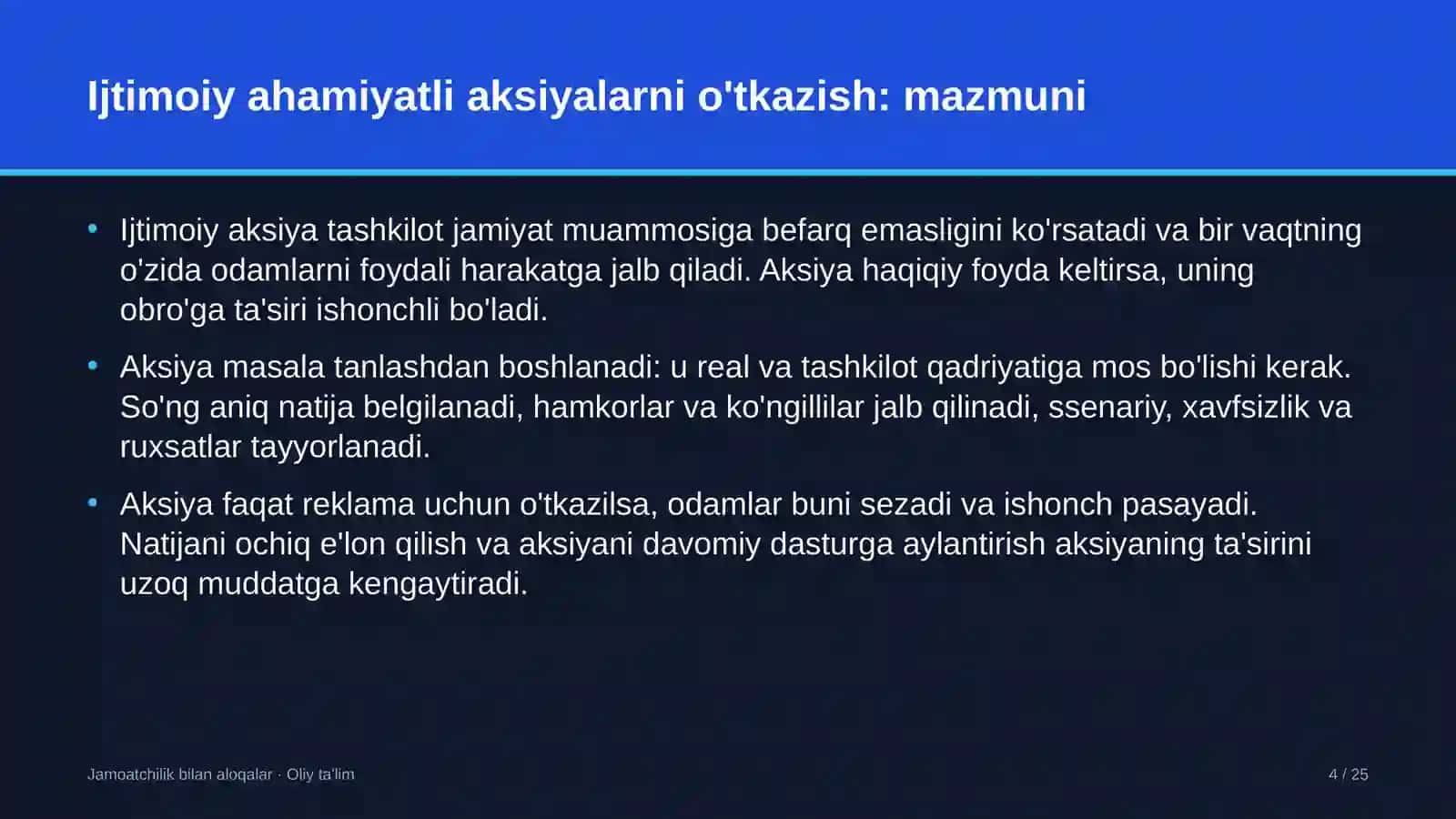 xalq deputatlari kengashlarida ijtimoiy ahamiyatga ega aksiyalarni o'tkazish 7384 4