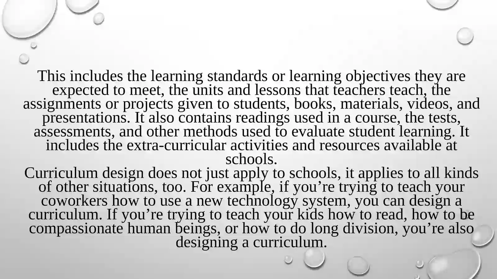 Curriculum design: Possibilities and Realities 4