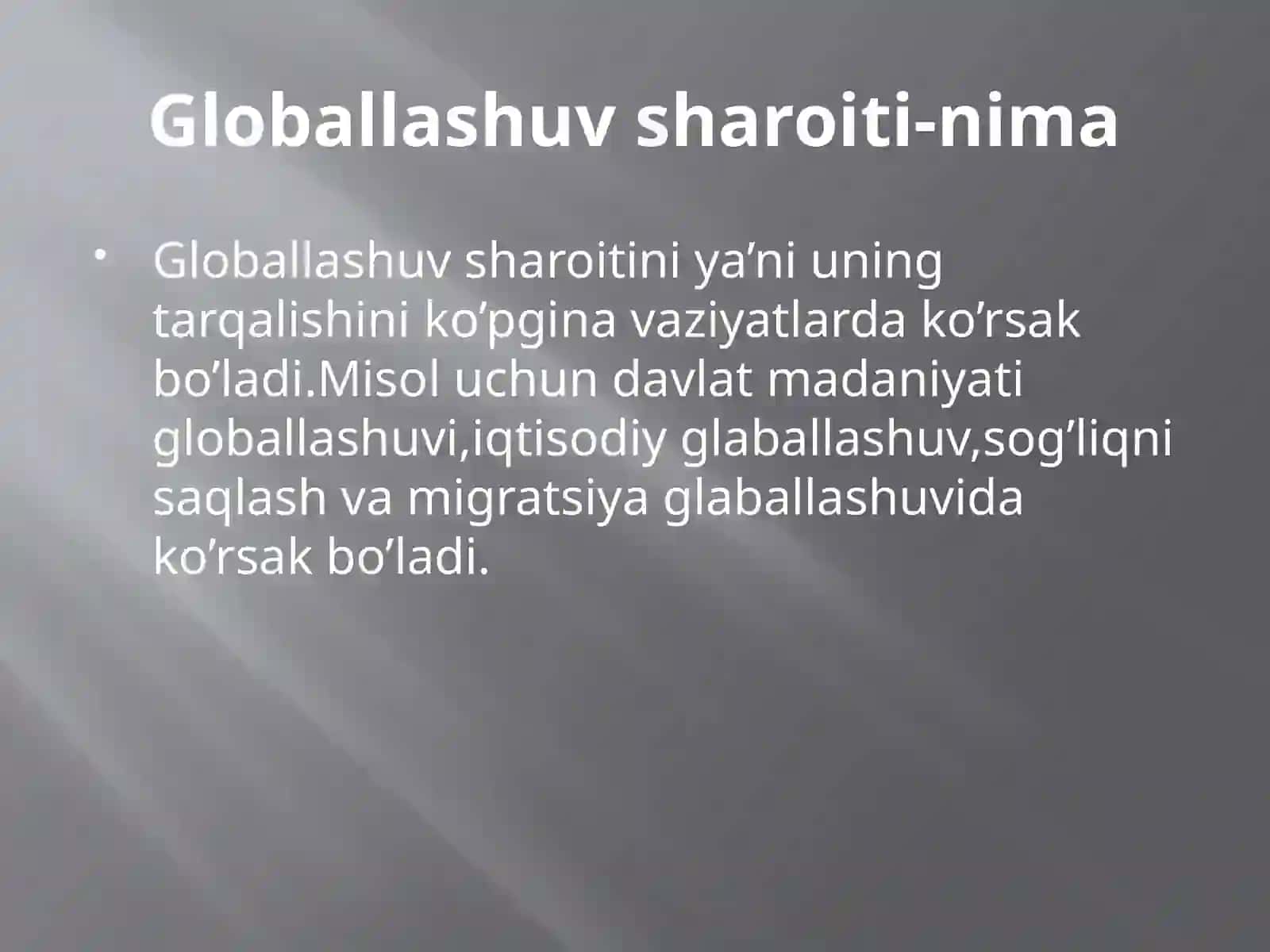 Globallashuv sharoitida Markaziy Osiyoda geosiyosiy muammolar 4