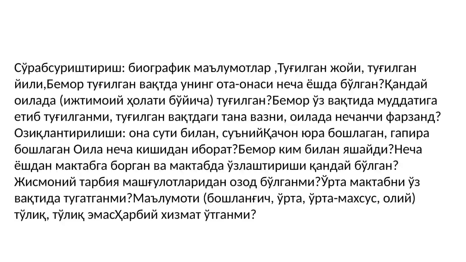 HayotAnamnezi 4