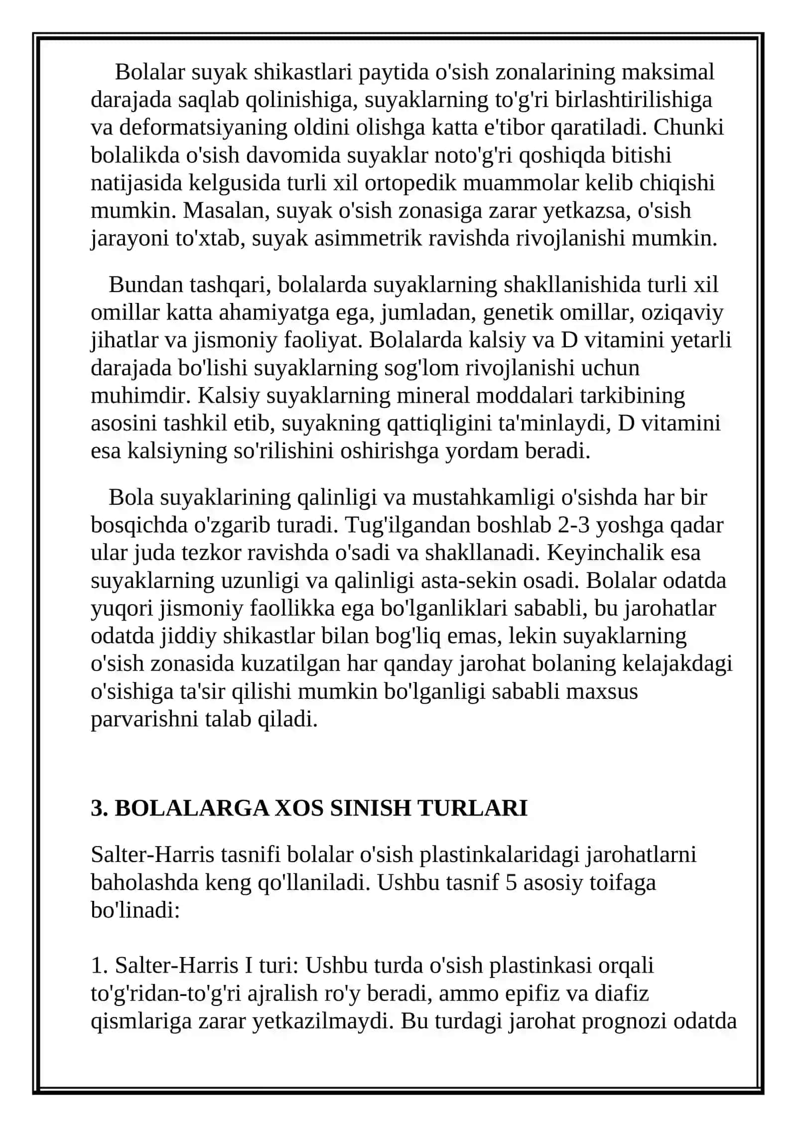 Bolalarda suyak sinish xususiyatlari 4