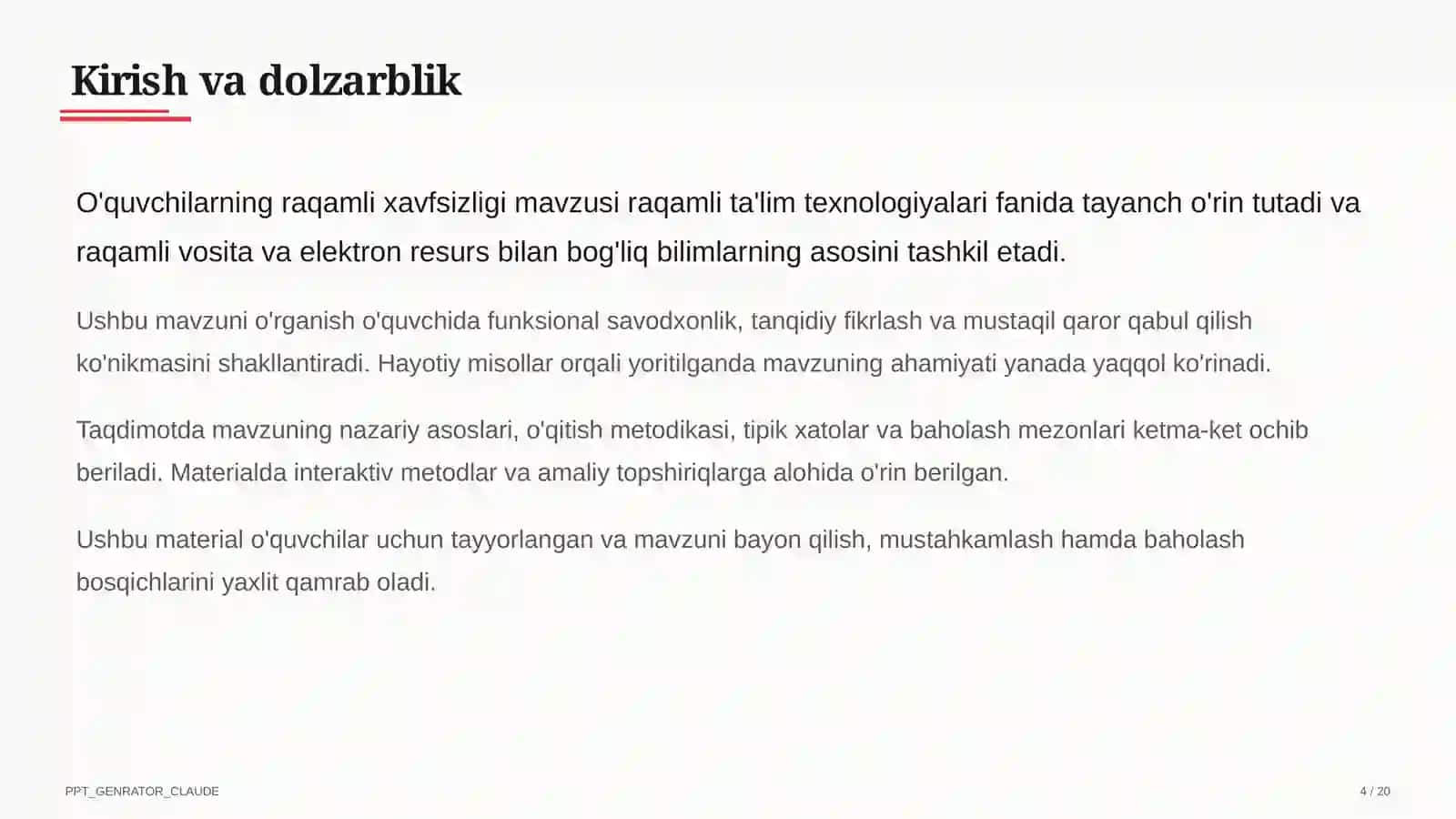 Raqamli Ta'lim Texnologiyalari 4