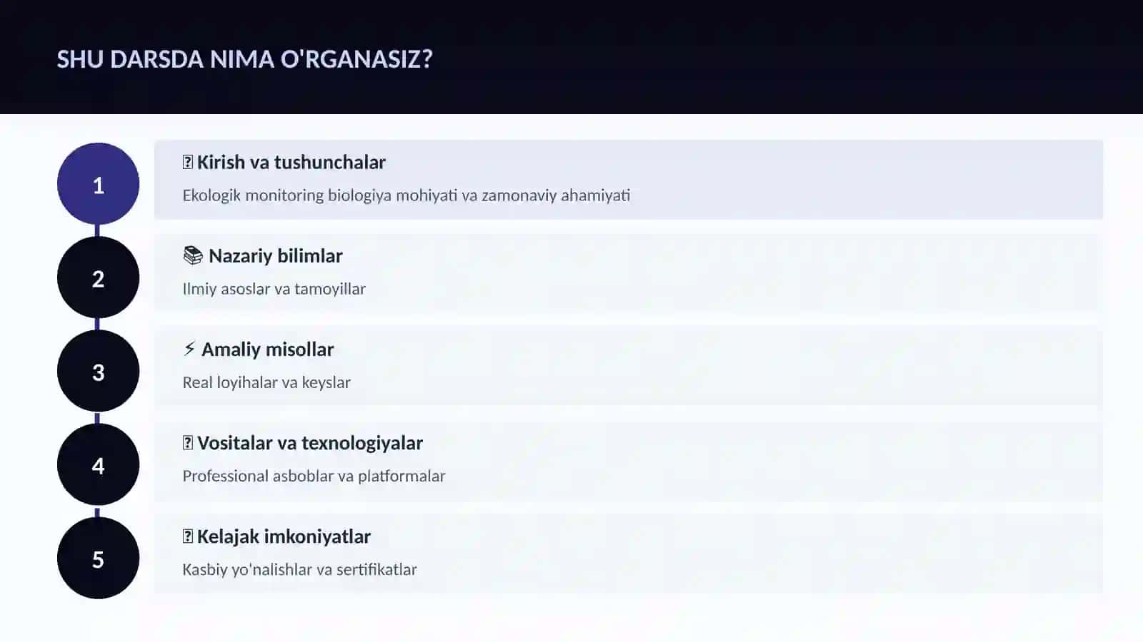Ekologik monitoring biologiya 4