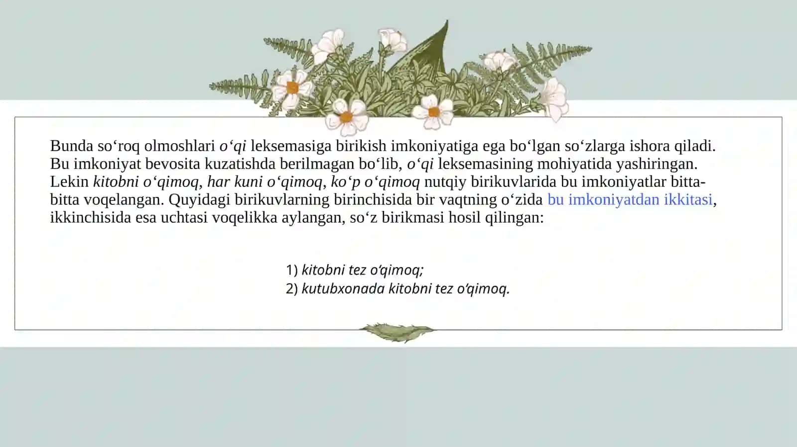 VALENTLIK VA SINTAKTIK ALOQA 4