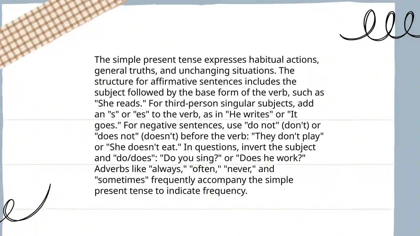 Simple Tenses Presentation 4
