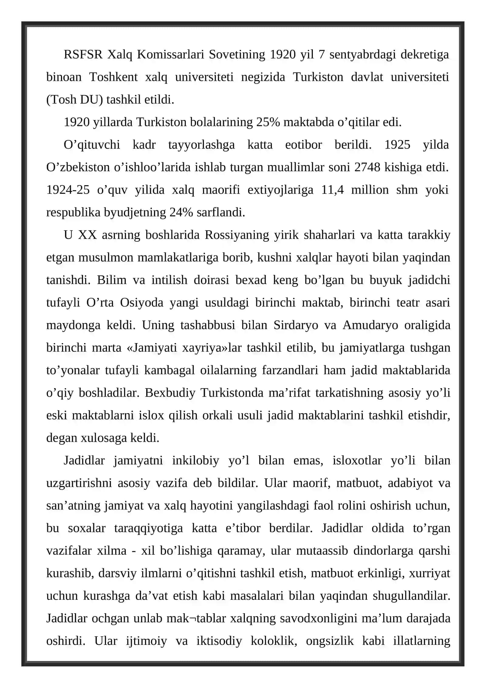 O’zbekistonda maorif va fan sohasi 4