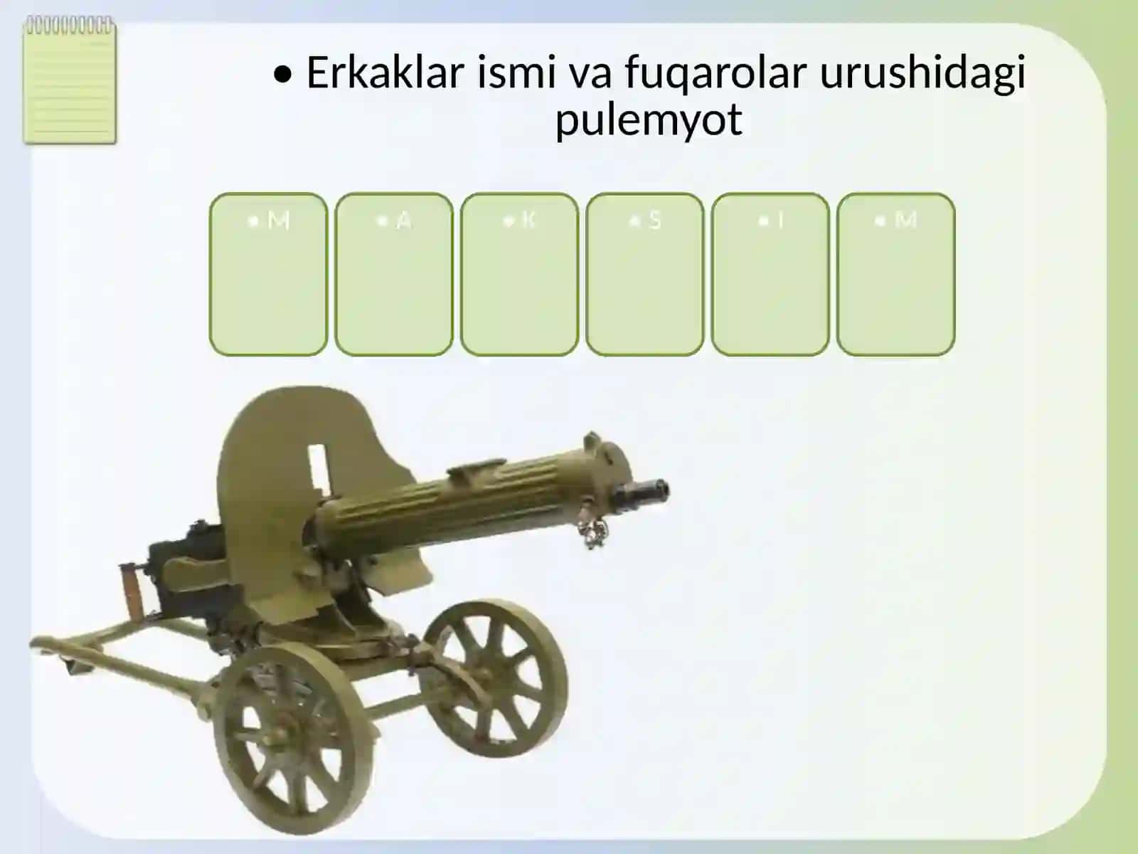 Tarix - Rossiya tarixi bo'yicha Mo'jizalar maydoni viktorinasi 4