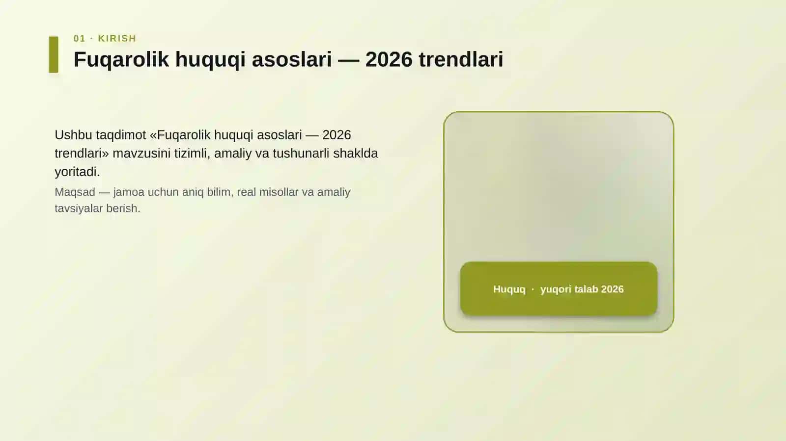 Fuqarolik huquqi asoslari — 2026 trendlari 4