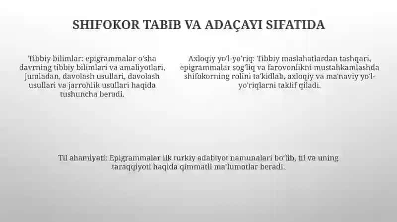 Yunon Lotin Epigrammasida Tibbiyot Va Salomatlik 4