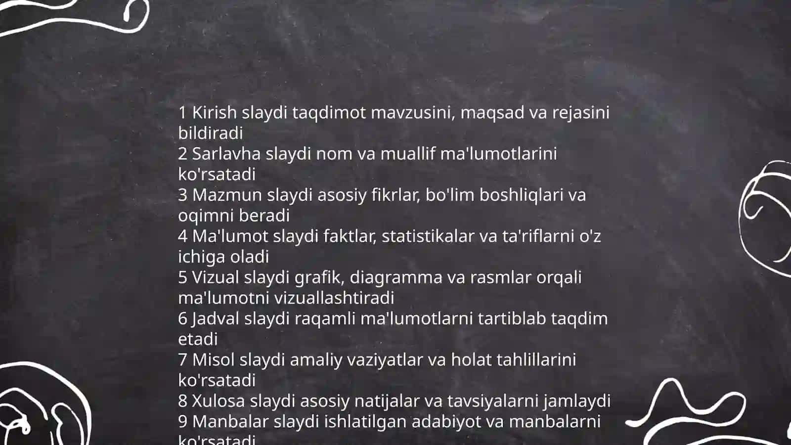 Slayd haqida 4