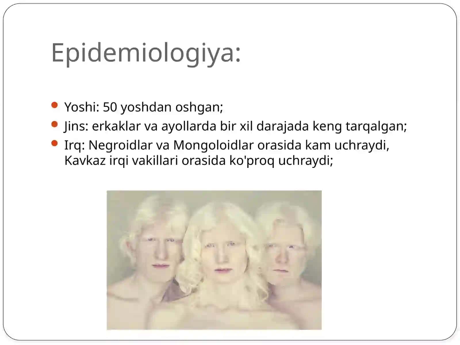 terining bazal hujayrali karsinomasi, melanoma va teri o'smasi mavzulari 4