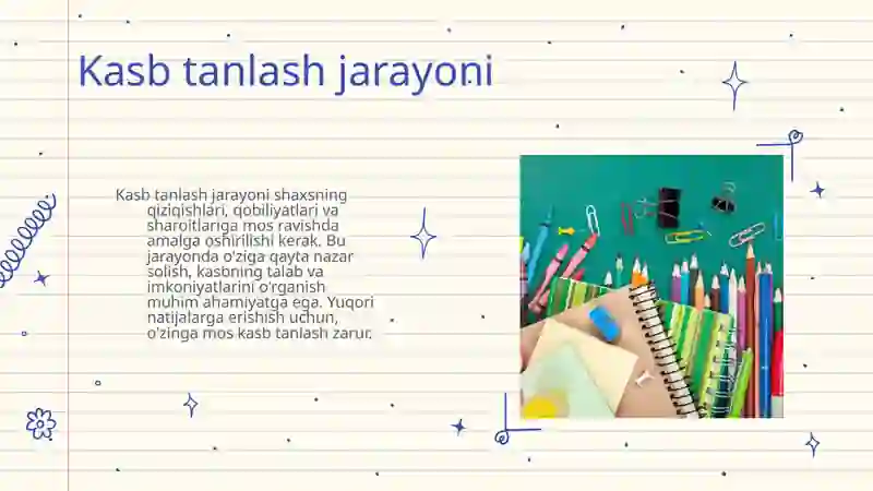 Kasb tanlash Psixologiyasi 4
