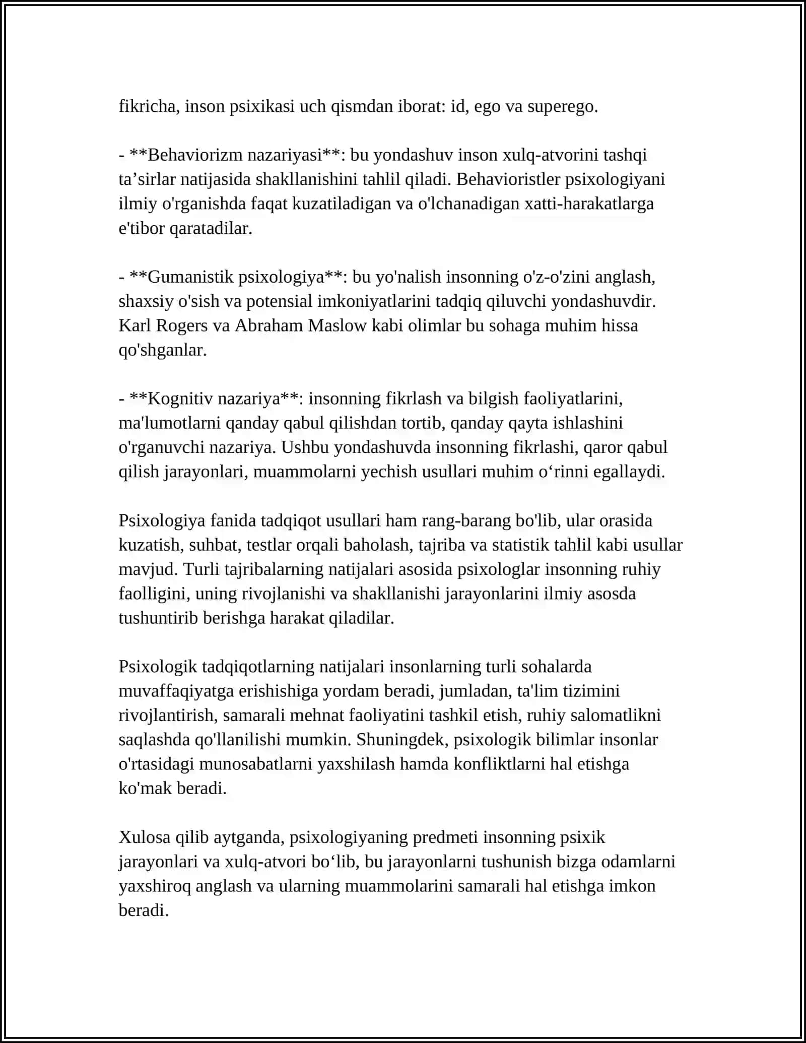 PSIXOLOGIYA FANINING ASOSIY TAMOYILLARI VA TUSHUNCHALARI 4