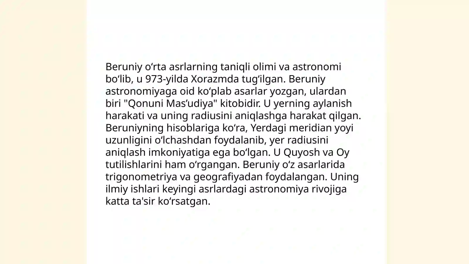 ABU RAYXON BERUNIY 4