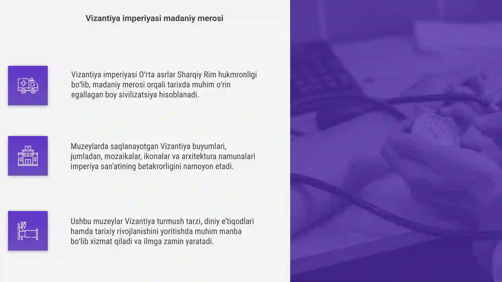 Vizantiya tarixi ga oid mizeylar 4