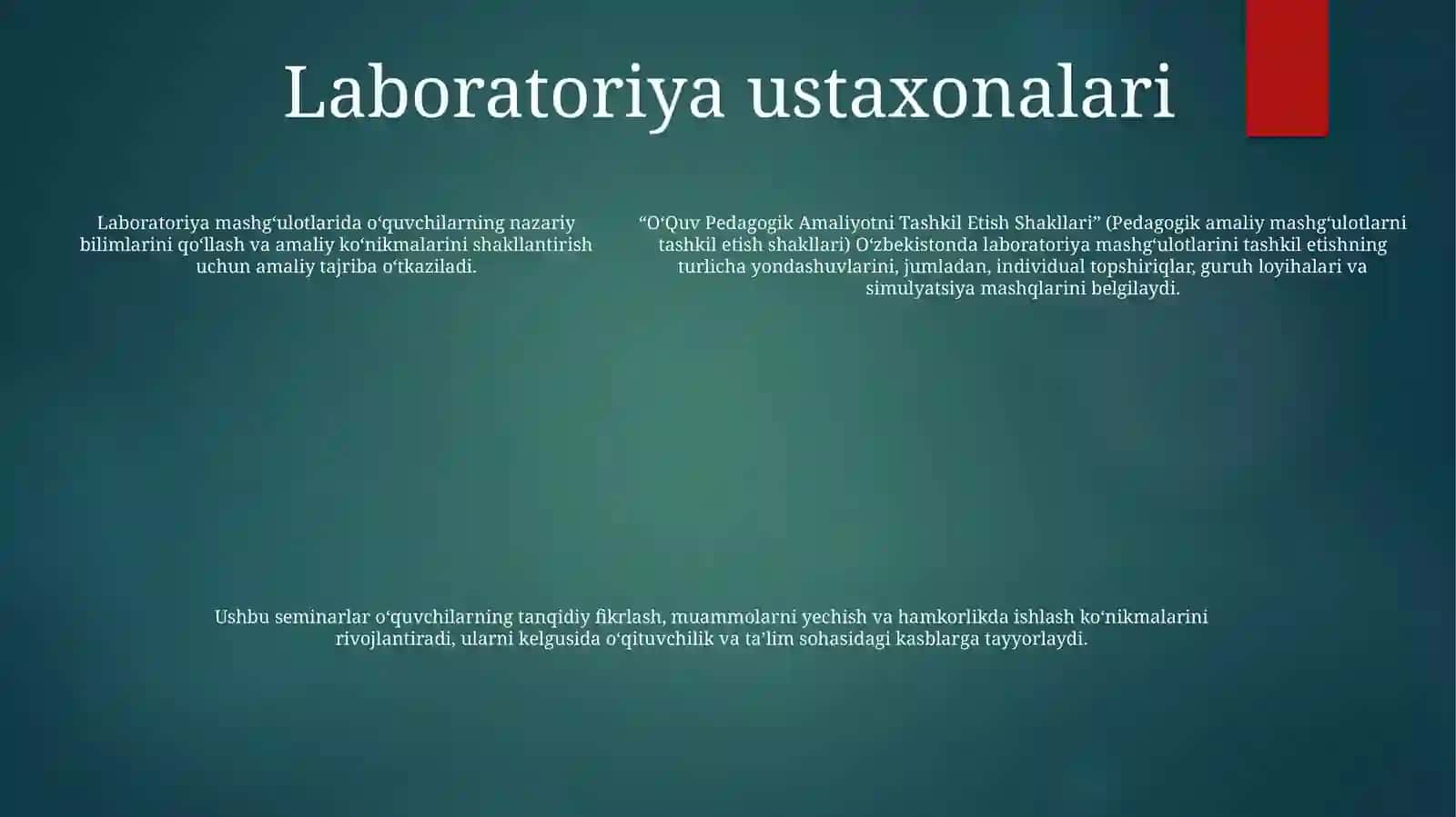 O‘Quv Pedagogik Amaliyotni Tashkil Etish Shakllari 4