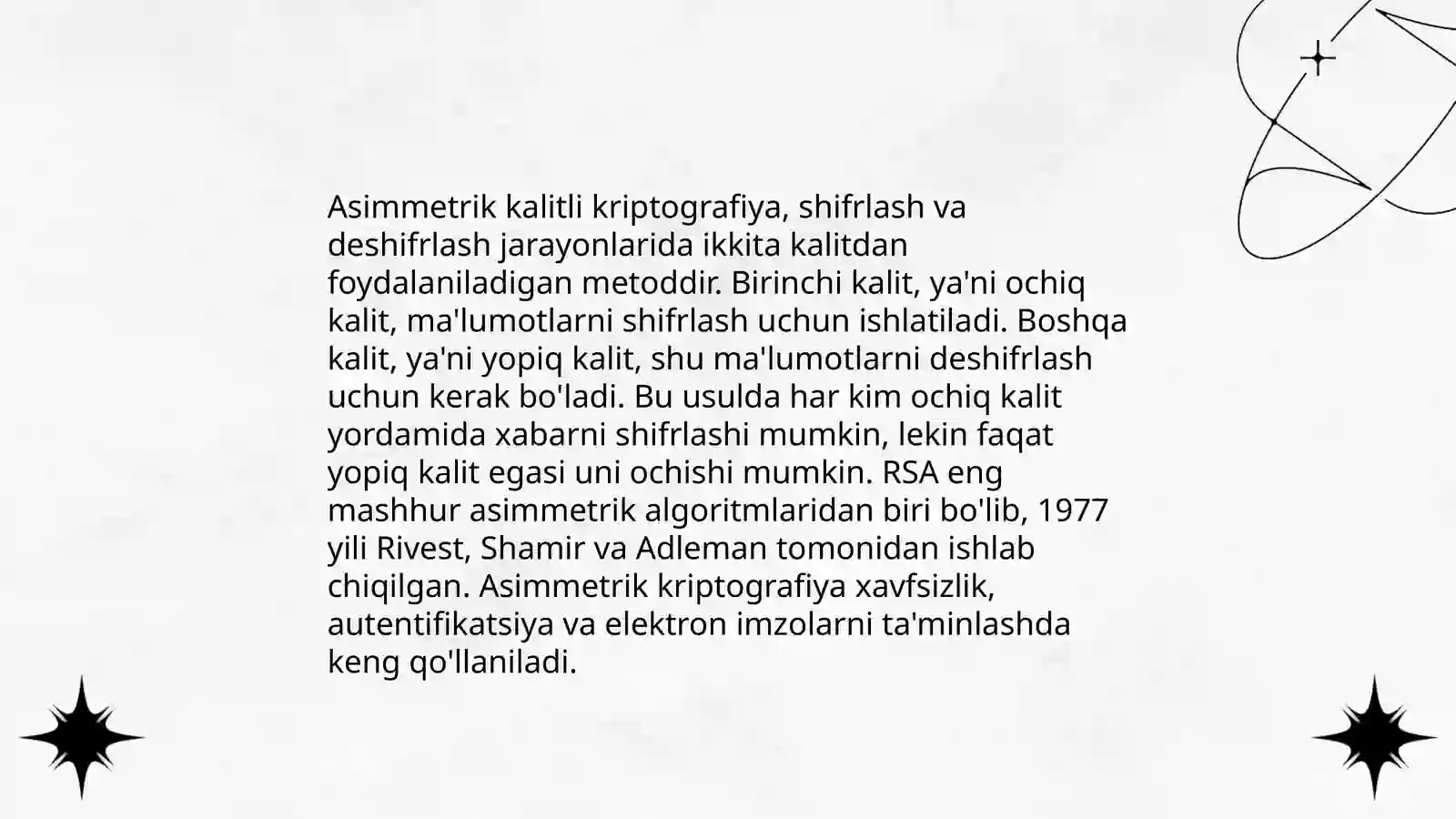 Kriptografiya va kriptografik tizimlar 4
