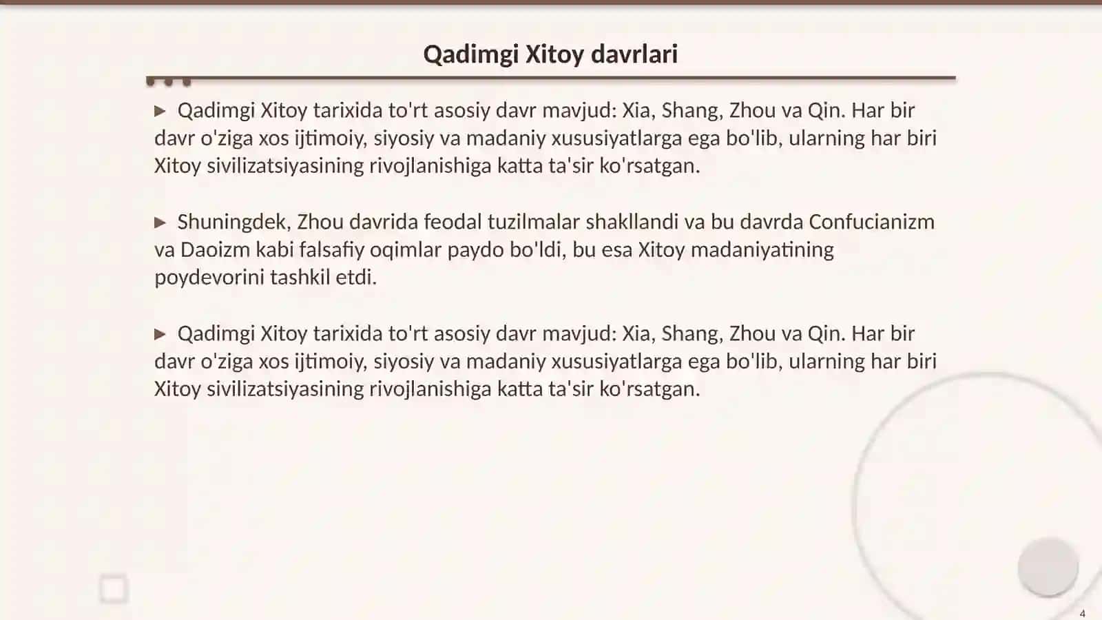 Xitoy sivilizatsiyasi 4