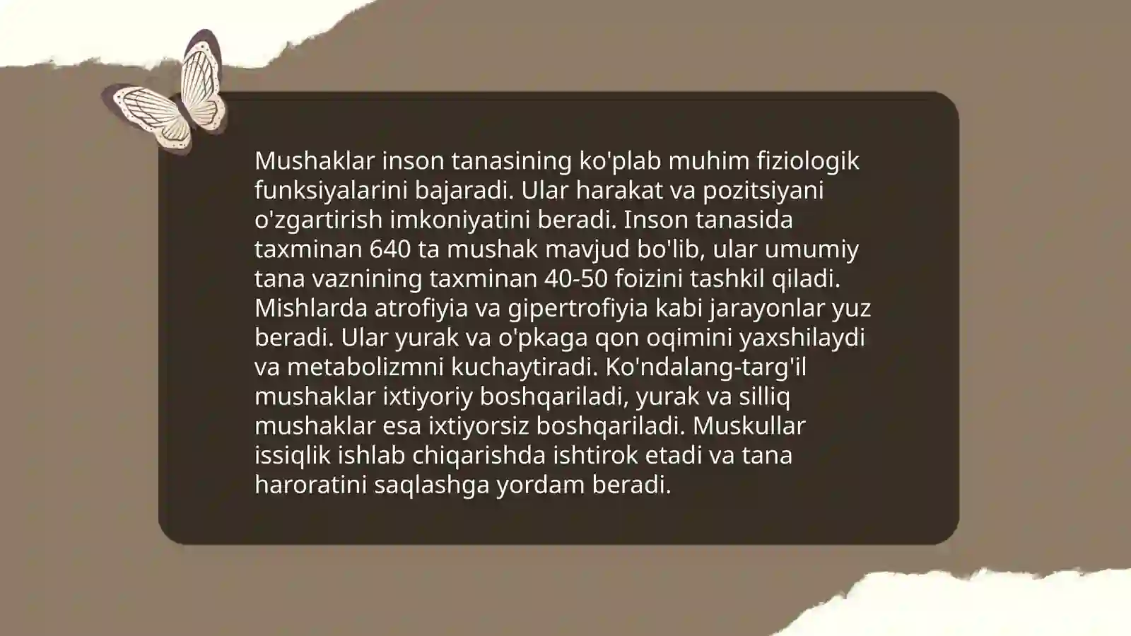 Mushaklar haqida malumot 4