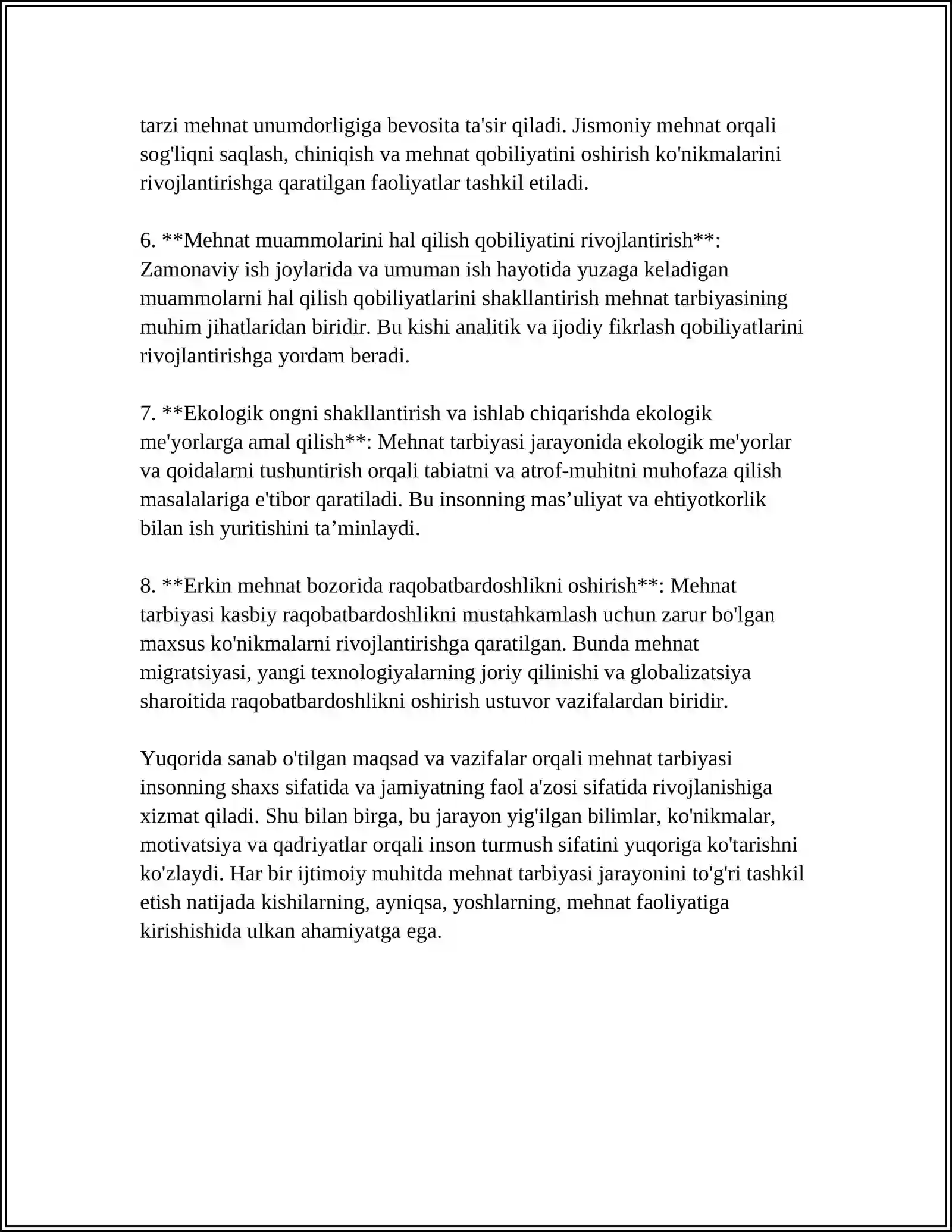 MEHNAT TARBIYASI 4