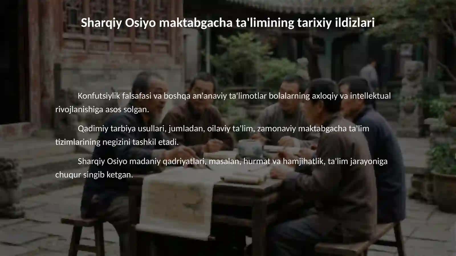 Sharqiy Osiyo davlatlarining maktabgacha taʼlim tizimi va oʻziga xos xususiyatlari tahlili 4