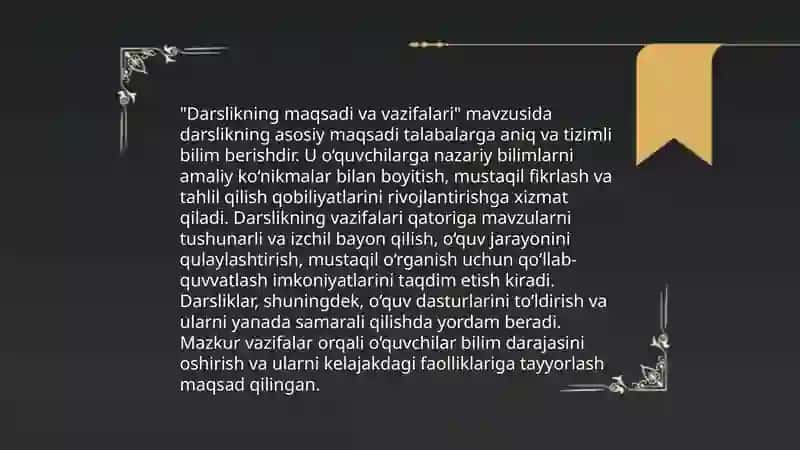 Tabiatshunoslik darsligini tahlil qilish va taqrizini yozish 4