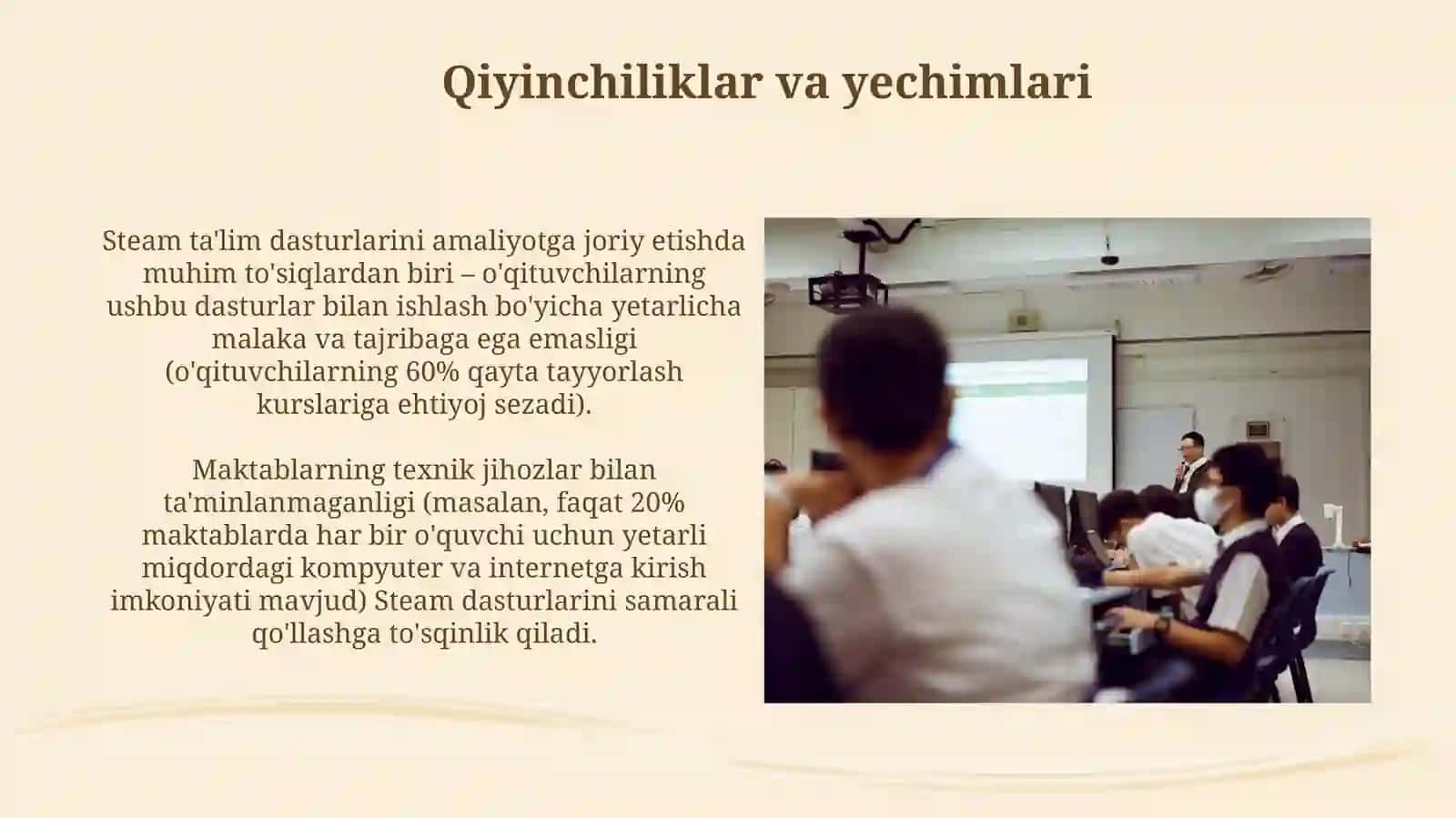 Boshlanĝich sinf texnologa darslarida STEAM talimini qòlash texnologiyasi 4