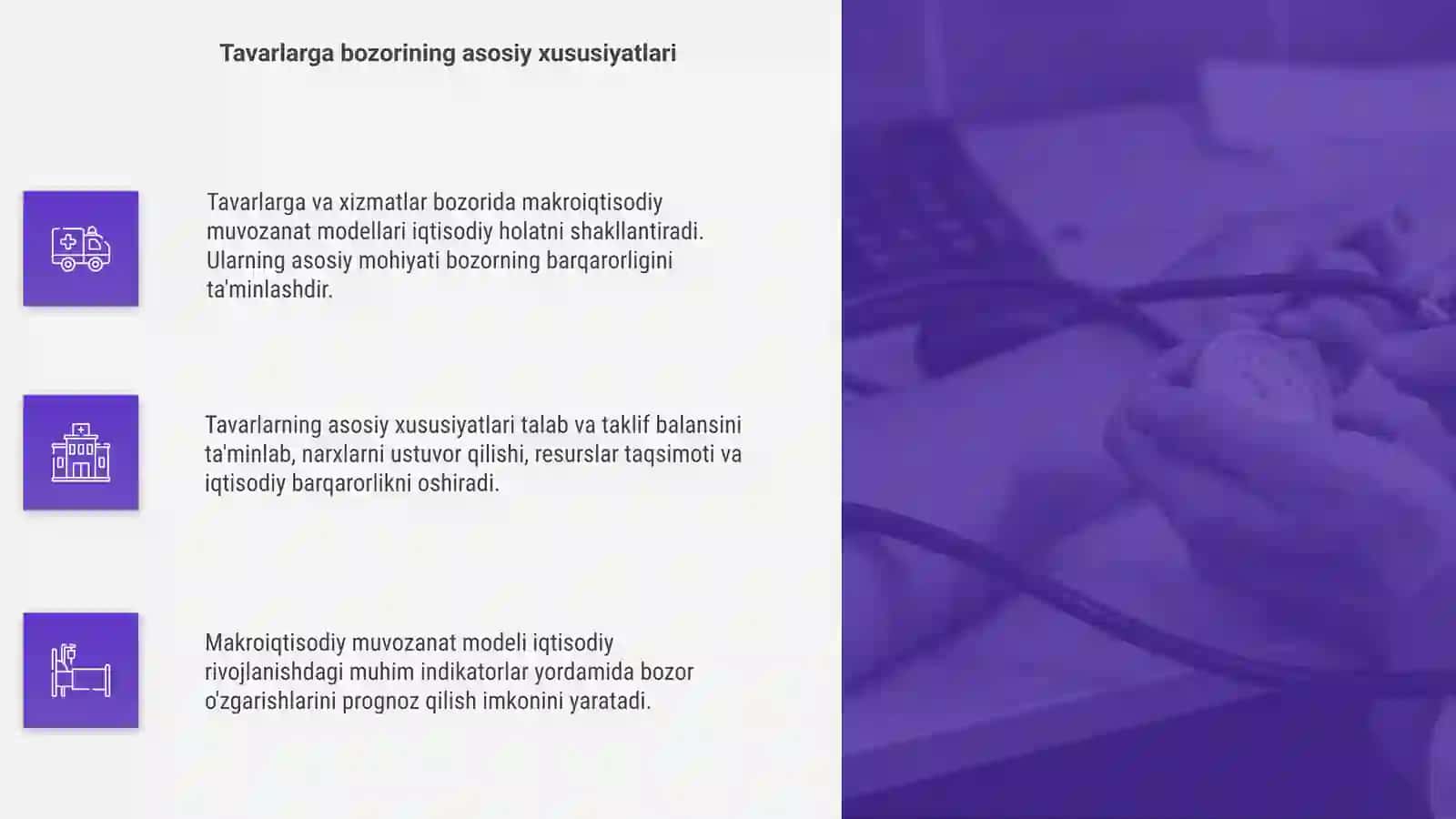 Keysning tavarlarga va xizmatlar bozorida makroiqtisodiy muvozanat modeli 4