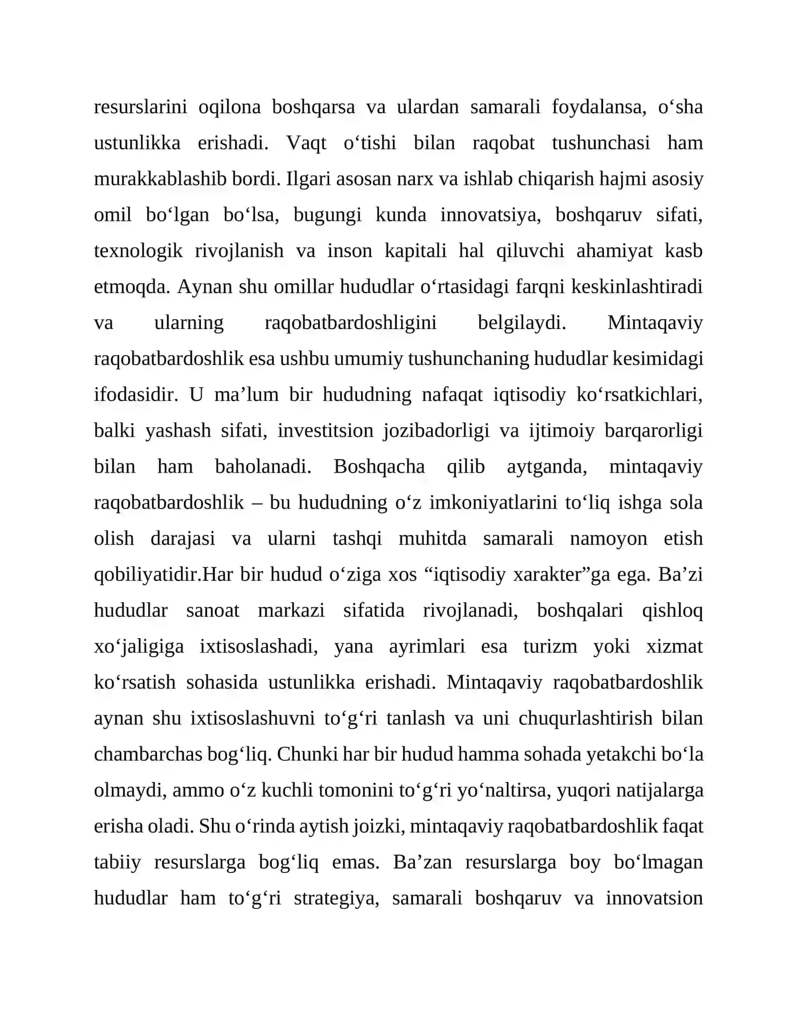 Hududiy (territorial) marketing ya mintaqaviy raqobatbardoshlik 4