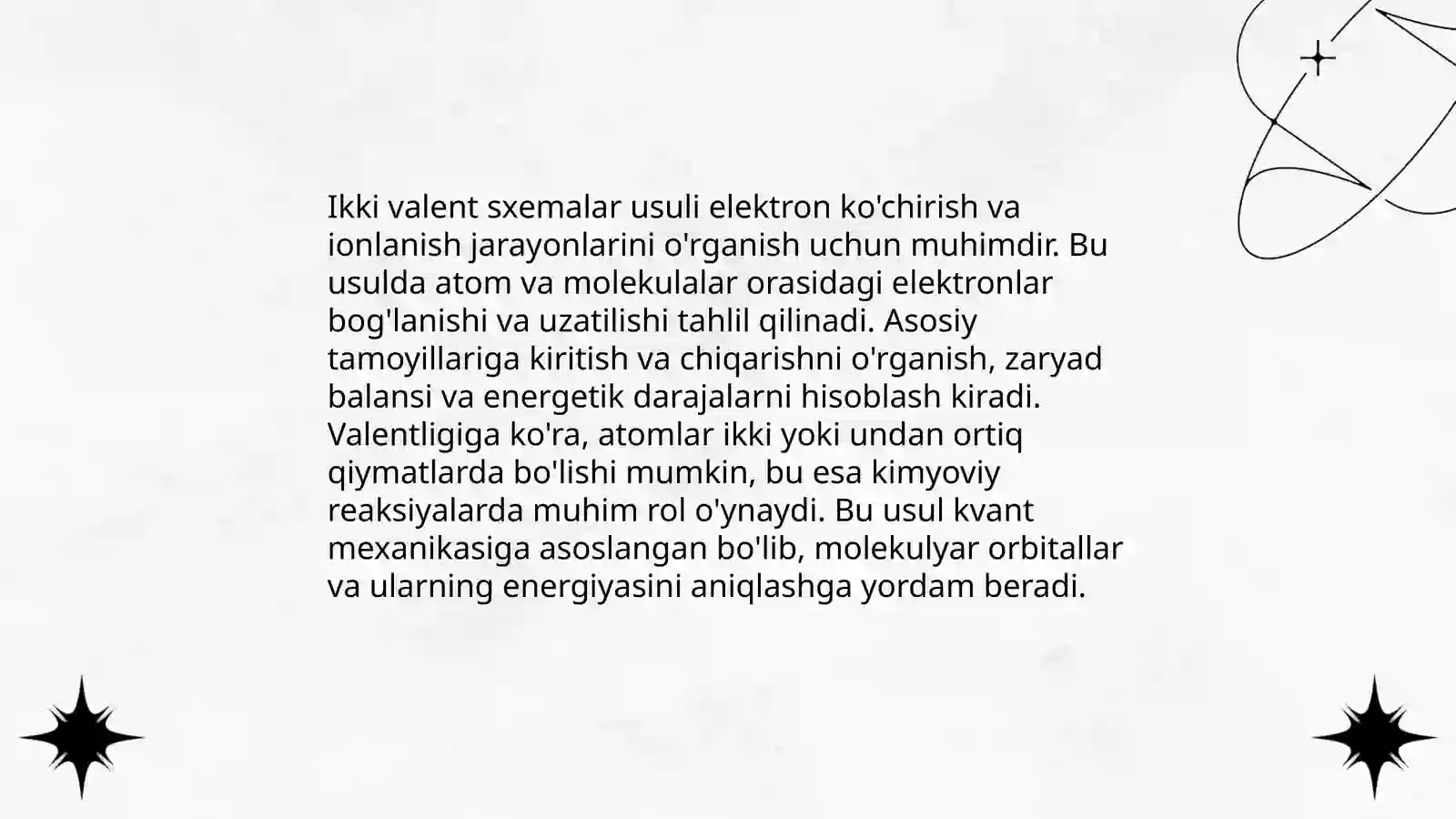 Valent sxemalar usuli 4