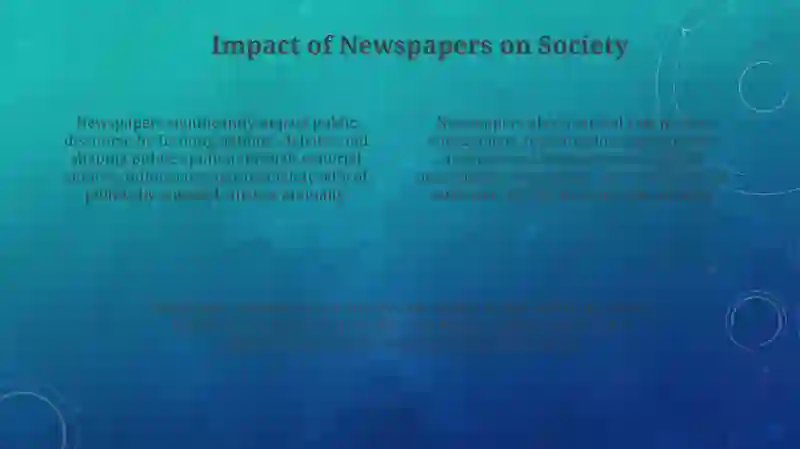 Newspapers: Structure and Function 4