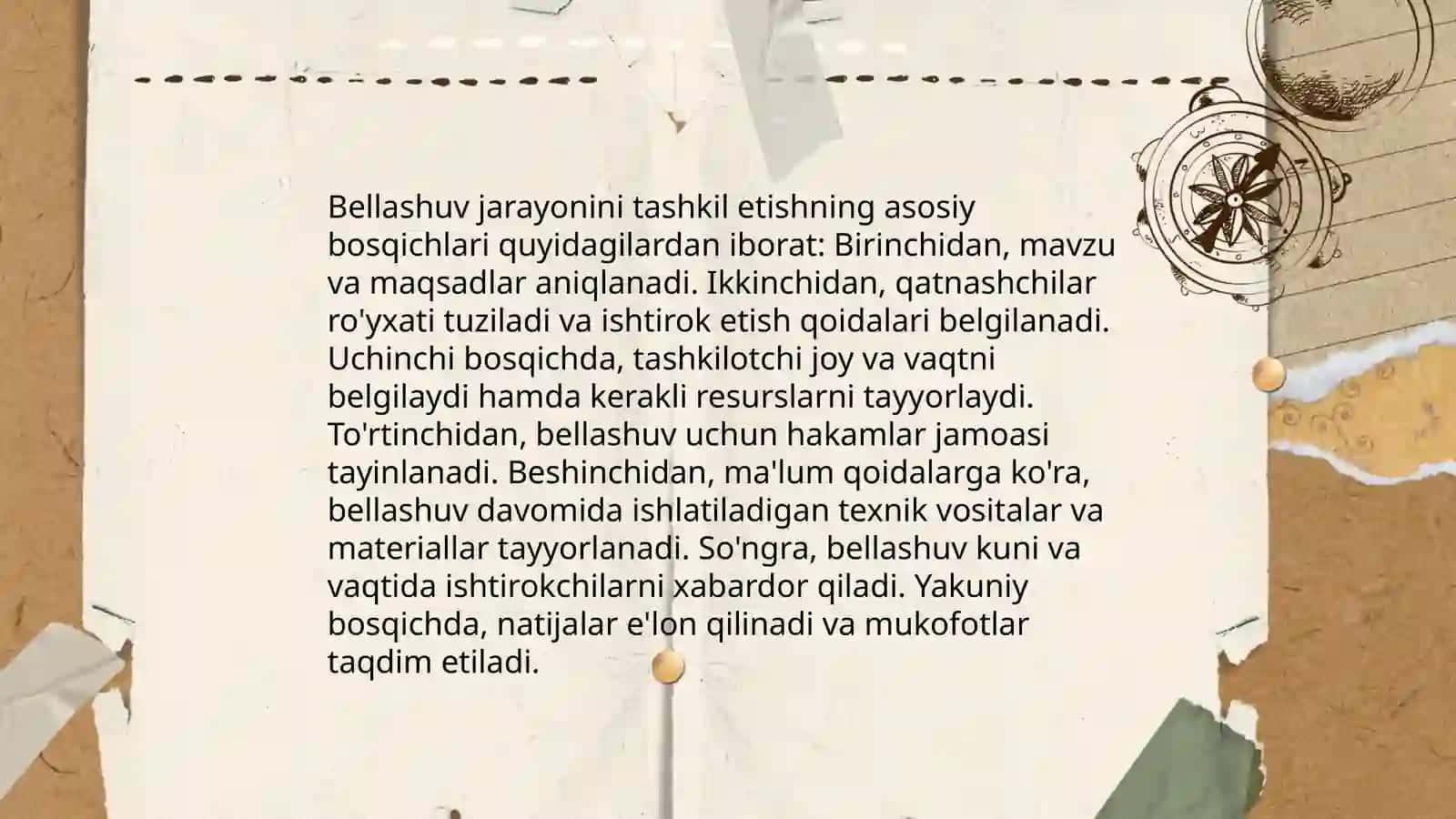 2-sinfda bellashuvlarning mazmuni va ularni tashkil qilish usullariga topshiriqlar tizimini ishlab chiqish 4