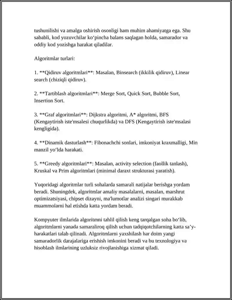 ZOMONAVIY KOMPUTERLARDA MASALALAR YECHISH TEXNOLOGIYALARI VA UNING ASOSIY BOSQICHLARI 4
