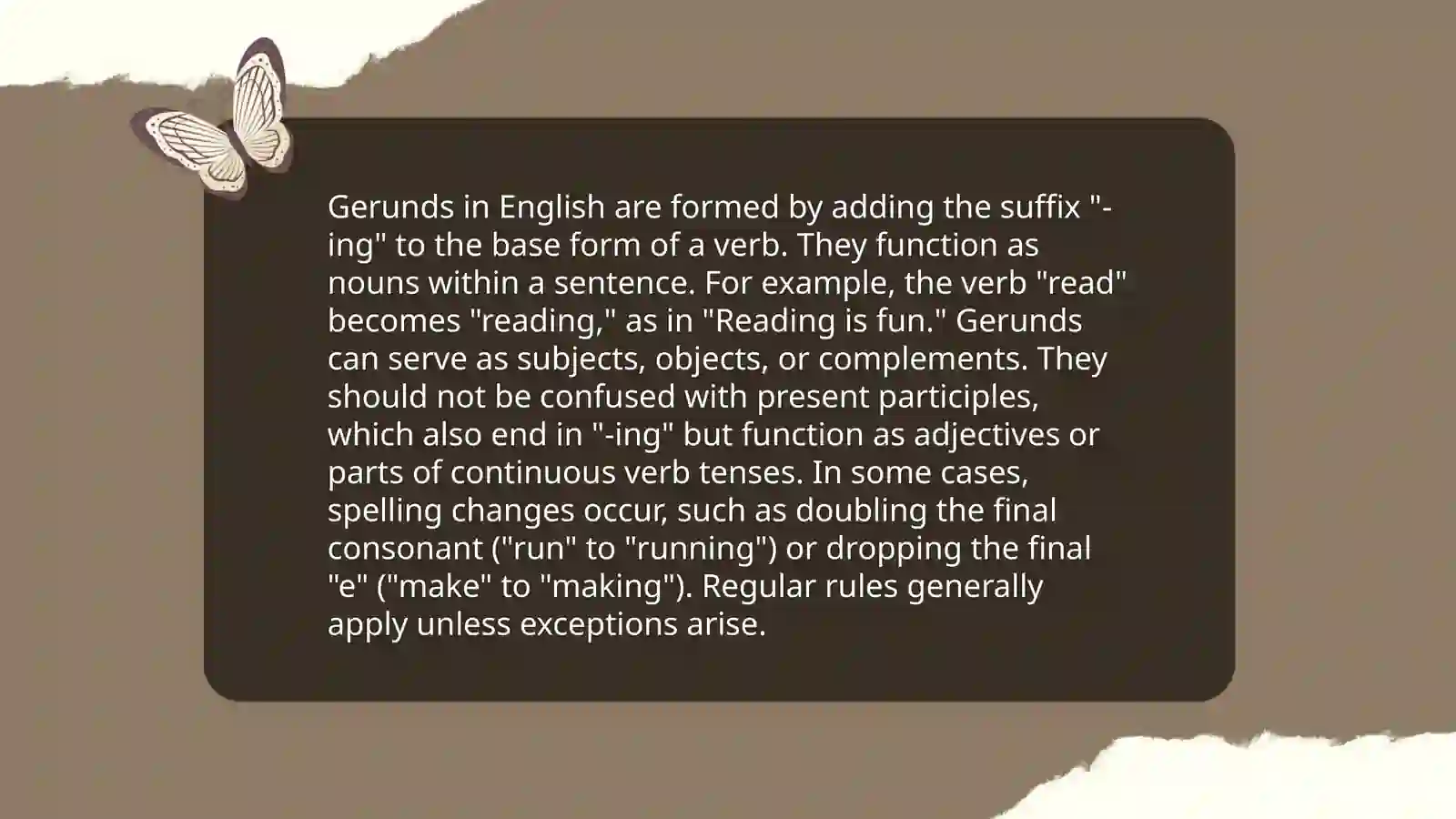 The Gerund 4