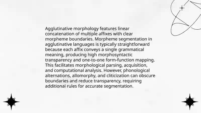 Agglutinative language 4