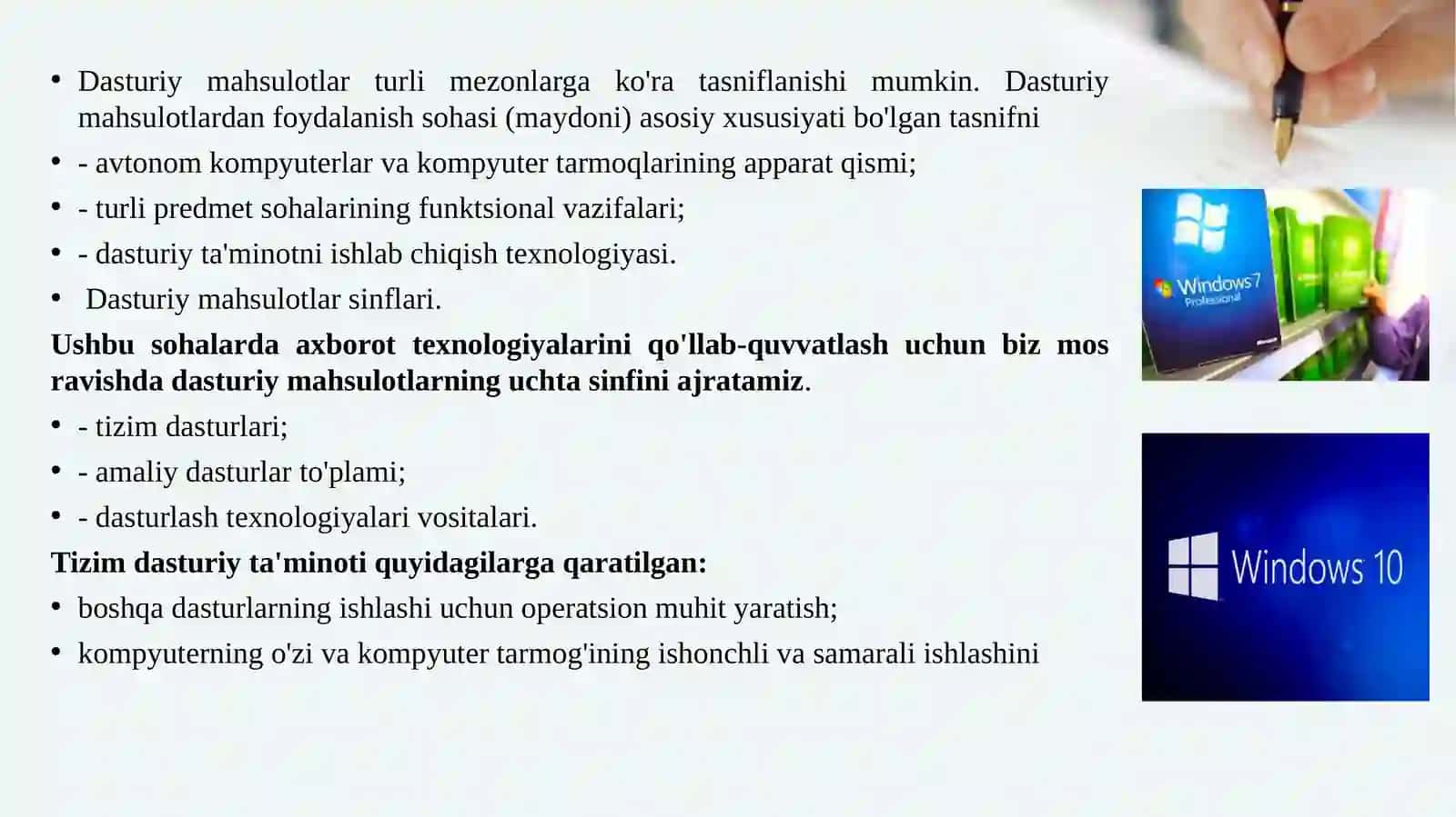 Iqtisodiyotda foydalaniladigan dasturiy maxsulotlar 4